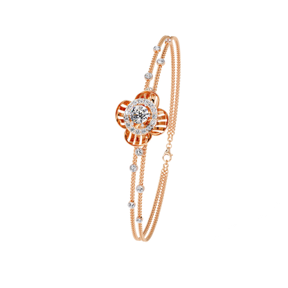 Aurora Petal Lab Grown Diamond Bracelet