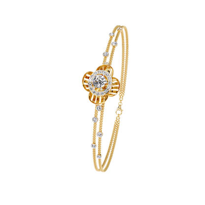 Aurora Petal Lab Grown Diamond Bracelet