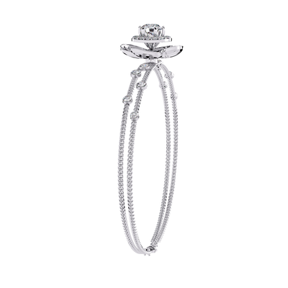 Aurora Petal Lab Grown Diamond Bracelet