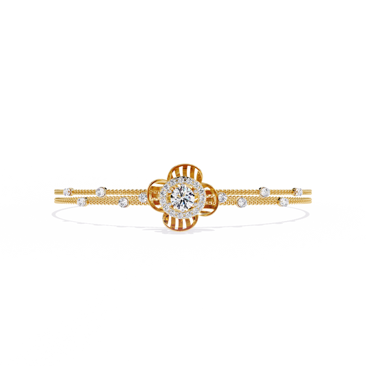 Aurora Petal Lab Grown Diamond Bracelet