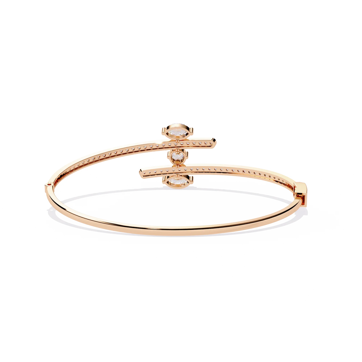 Marquise Muse Lab Grown Diamond Bangle - Ophiratbf