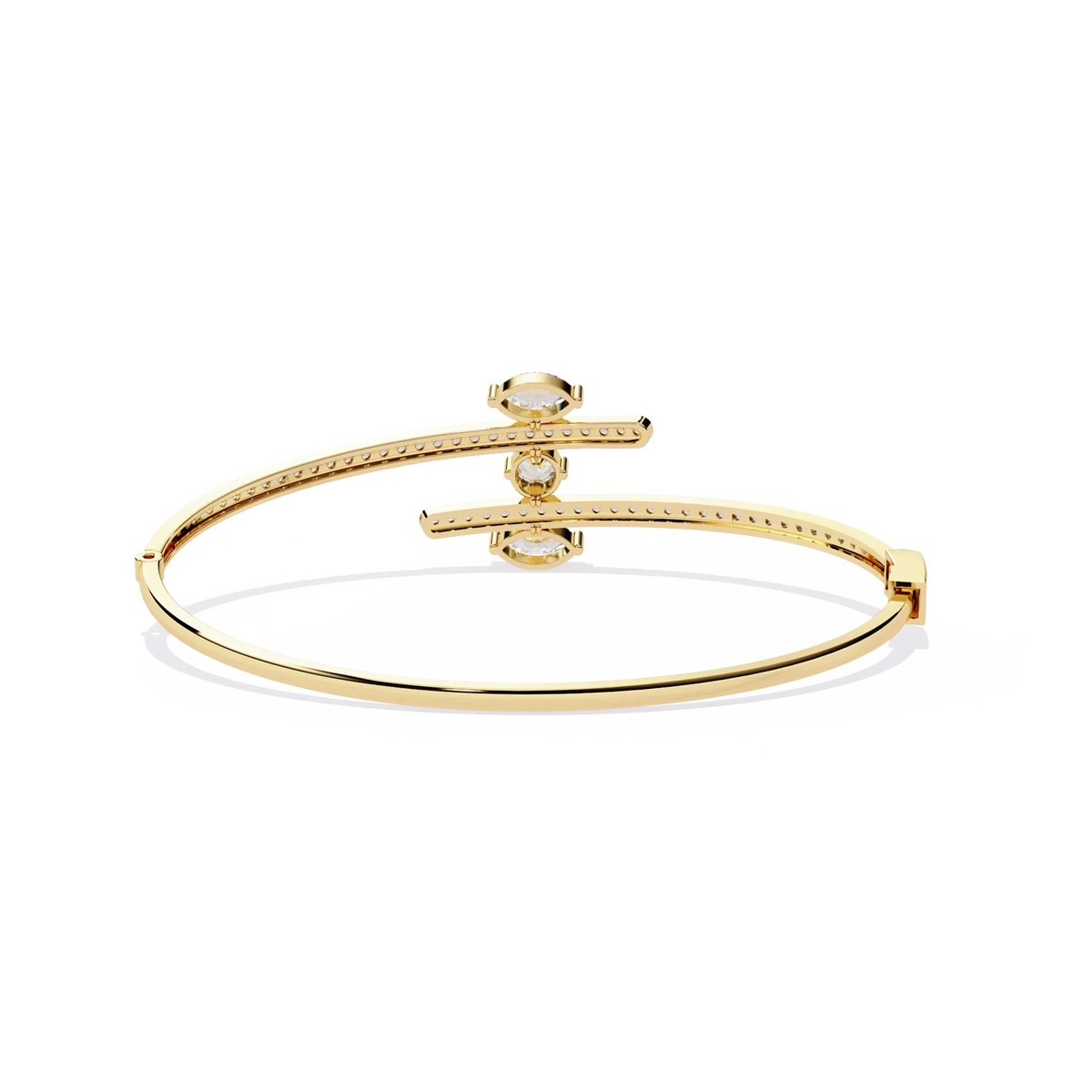 Marquise Muse Lab Grown Diamond Bangle - Ophiratbf