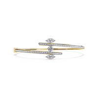 Marquise Muse Lab Grown Diamond Bangle - Ophiratbf