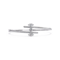 Marquise Muse Lab Grown Diamond Bangle - Ophiratbf