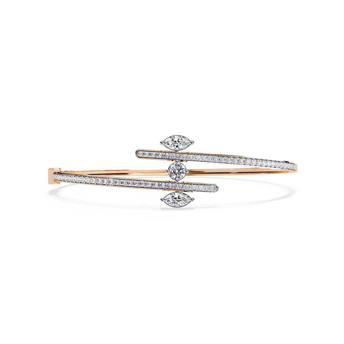 Marquise Muse Lab Grown Diamond Bangle - Ophiratbf