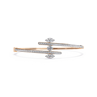 Marquise Muse Lab Grown Diamond Bangle - Ophiratbf