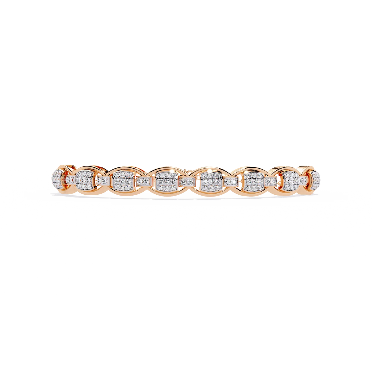 Cascade Chain Lab Grown Diamond Bracelet - Ophiratbf