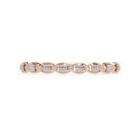 Cascade Chain Lab Grown Diamond Bracelet - Ophiratbf