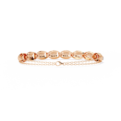 Cascade Chain Lab Grown Diamond Bracelet