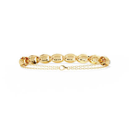 Cascade Chain Lab Grown Diamond Bracelet