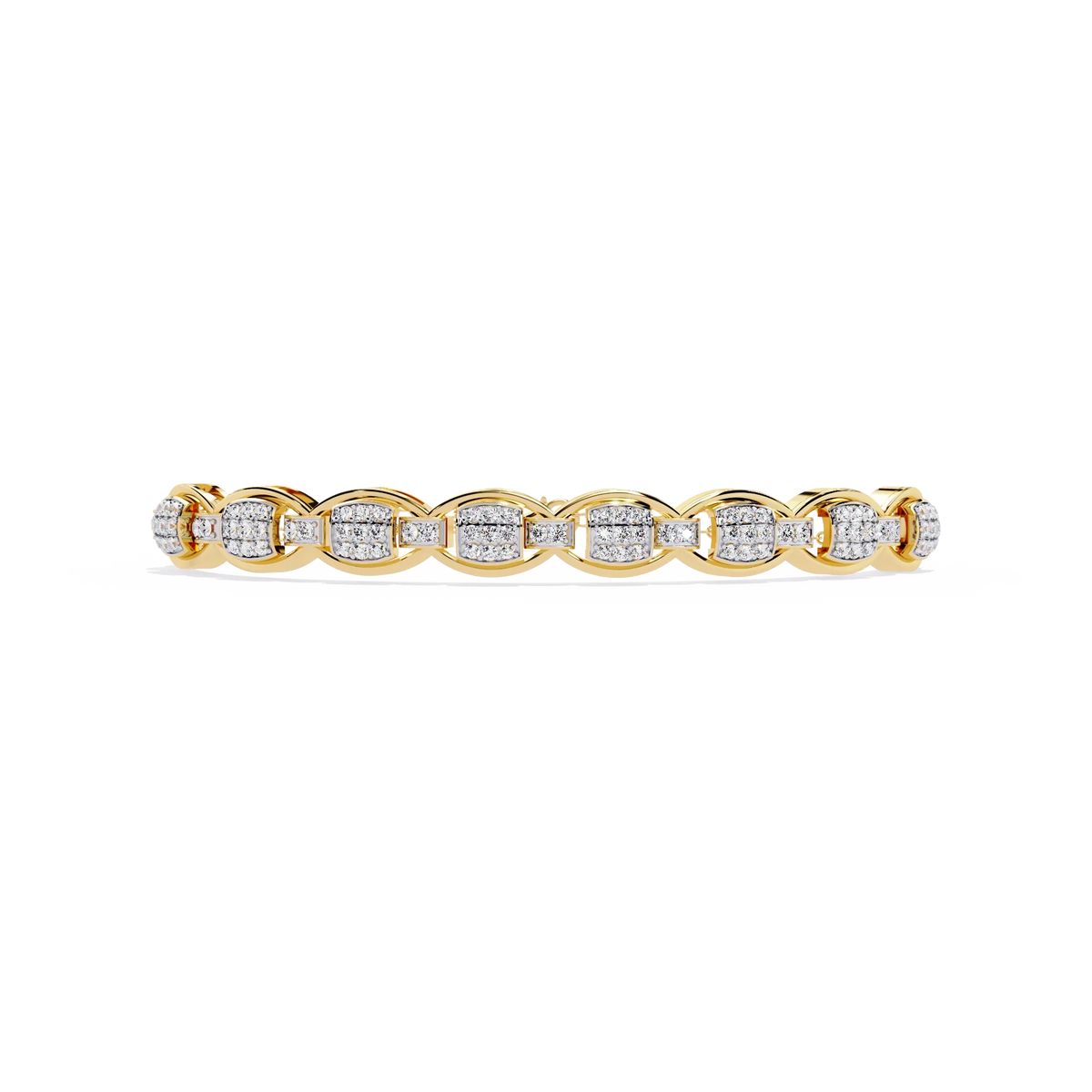 Cascade Chain Lab Grown Diamond Bracelet - Ophiratbf
