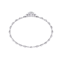 Diamond Majesty Lab Grown Princess Cut Bracelet - Ophiratbf