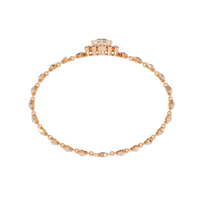 Diamond Majesty Lab Grown Princess Cut Bracelet - Ophiratbf