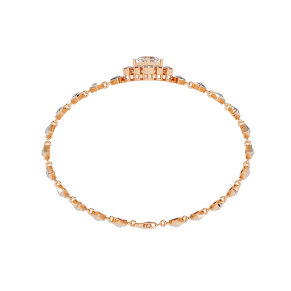 Diamond Majesty Lab Grown Princess Cut Bracelet