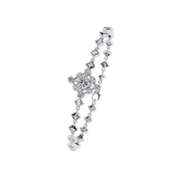 Diamond Majesty Lab Grown Princess Cut Bracelet - Ophiratbf