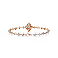 Diamond Majesty Lab Grown Princess Cut Bracelet - Ophiratbf