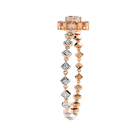 Diamond Majesty Lab Grown Princess Cut Bracelet - Ophiratbf