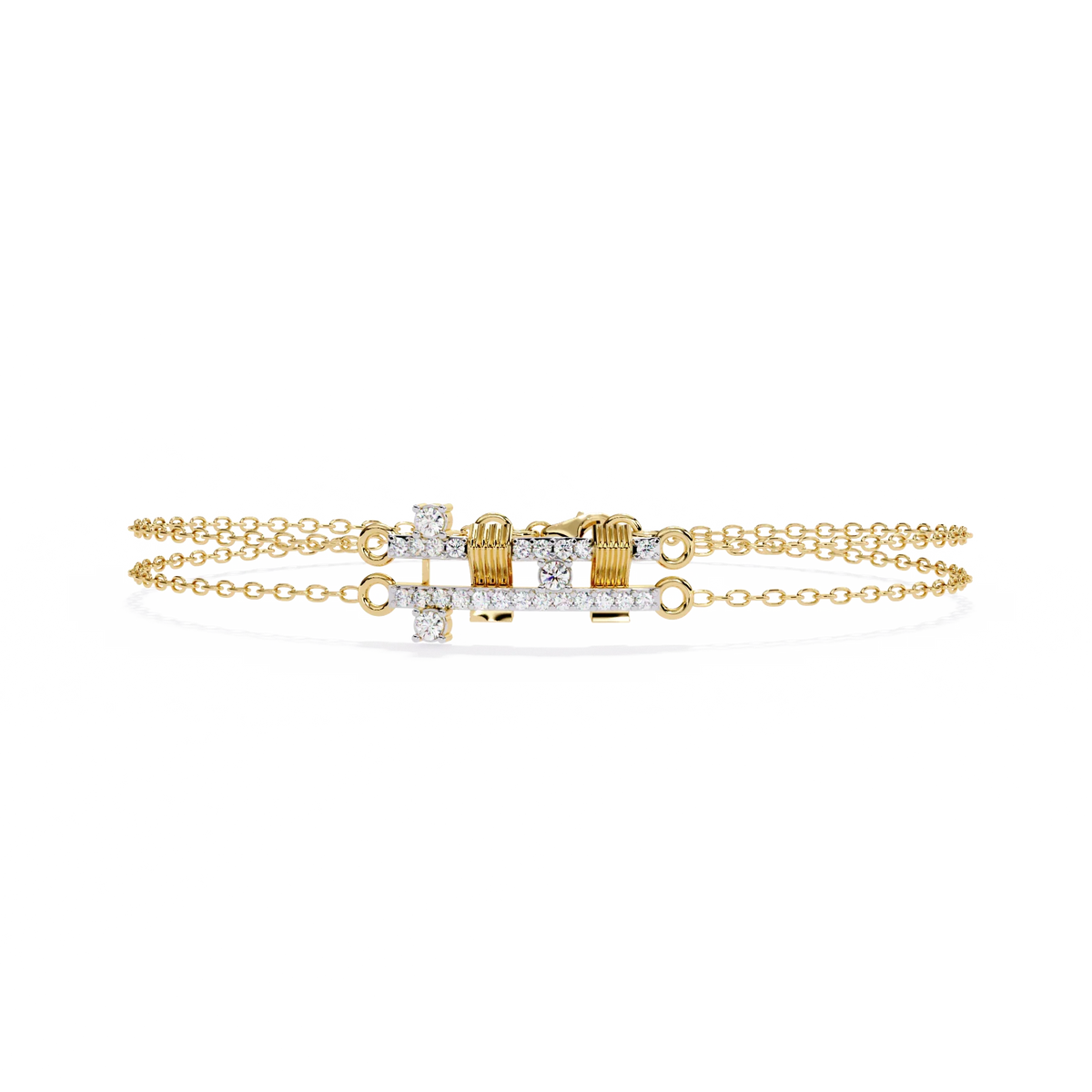 Metro Mosaic Lab Grown Diamond Bracelet - Ophiratbf