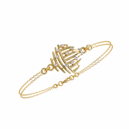 Stardust Dome Lab Grown Diamond Chain Bracelet
