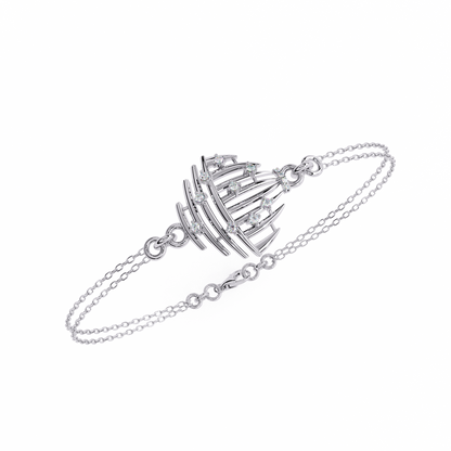 Stardust Dome Lab Grown Diamond Chain Bracelet