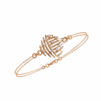 Stardust Dome Lab Grown Diamond Chain Bracelet - Ophiratbf