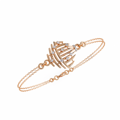 Stardust Dome Lab Grown Diamond Chain Bracelet