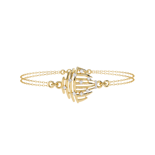 Stardust Dome Lab Grown Diamond Chain Bracelet