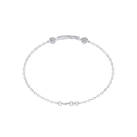 Modernist Triangle Lab Grown Diamond Bracelet - Ophiratbf