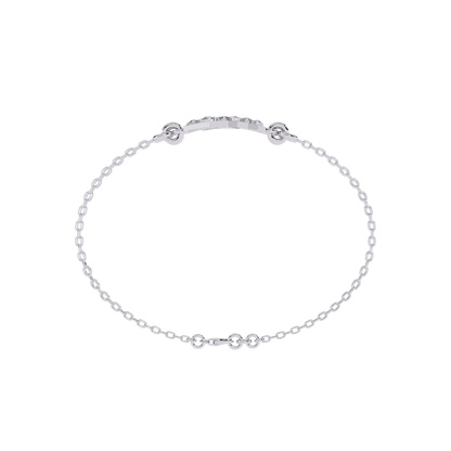 Modernist Triangle Lab Grown Diamond Bracelet