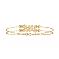 Modernist Triangle Lab Grown Diamond Bracelet - Ophiratbf