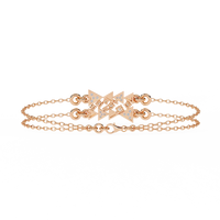 Modernist Triangle Lab Grown Diamond Bracelet - Ophiratbf