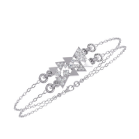 Modernist Triangle Lab Grown Diamond Bracelet - Ophiratbf