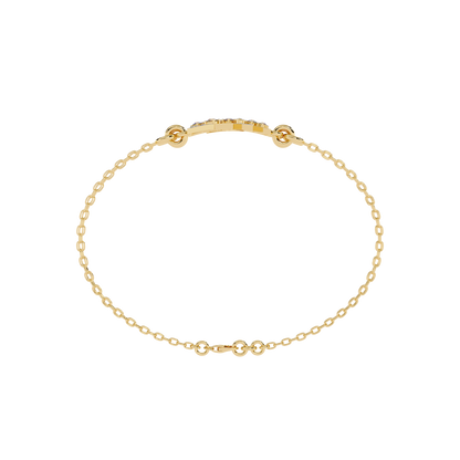 Modernist Triangle Lab Grown Diamond Bracelet