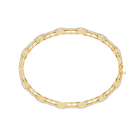 Art Deco Rectangular Lab Grown Diamond Bracelet - Ophiratbf