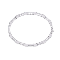 Art Deco Rectangular Lab Grown Diamond Bracelet - Ophiratbf