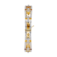 Art Deco Rectangular Lab Grown Diamond Bracelet - Ophiratbf