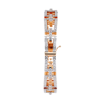 Art Deco Rectangular Lab Grown Diamond Bracelet - Ophiratbf
