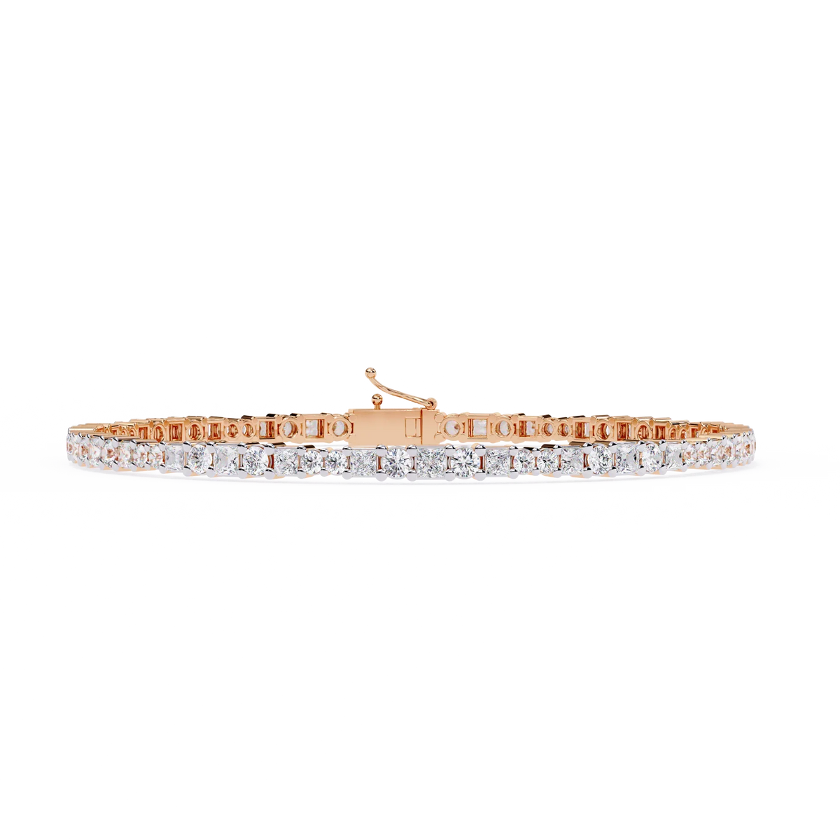 Timeless Round Lab Grown Diamond Bracelet - Ophiratbf