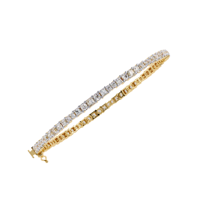 Timeless Round Lab Grown Diamond Bracelet