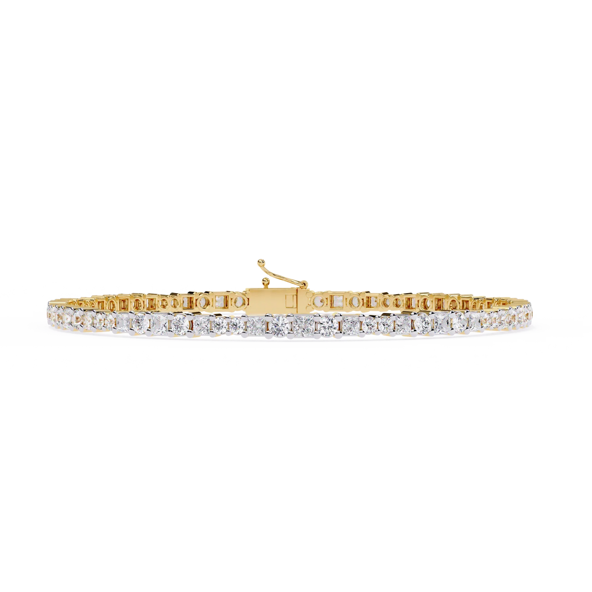 Timeless Round Lab Grown Diamond Bracelet - Ophiratbf