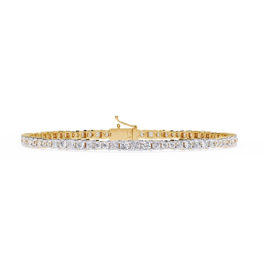 Timeless Round Lab Grown Diamond Bracelet