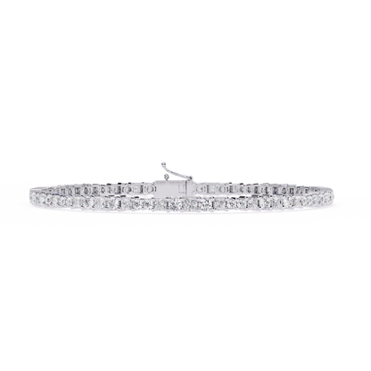 Timeless Round Lab Grown Diamond Bracelet