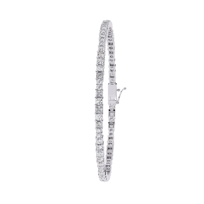 Timeless Round Lab Grown Diamond Bracelet