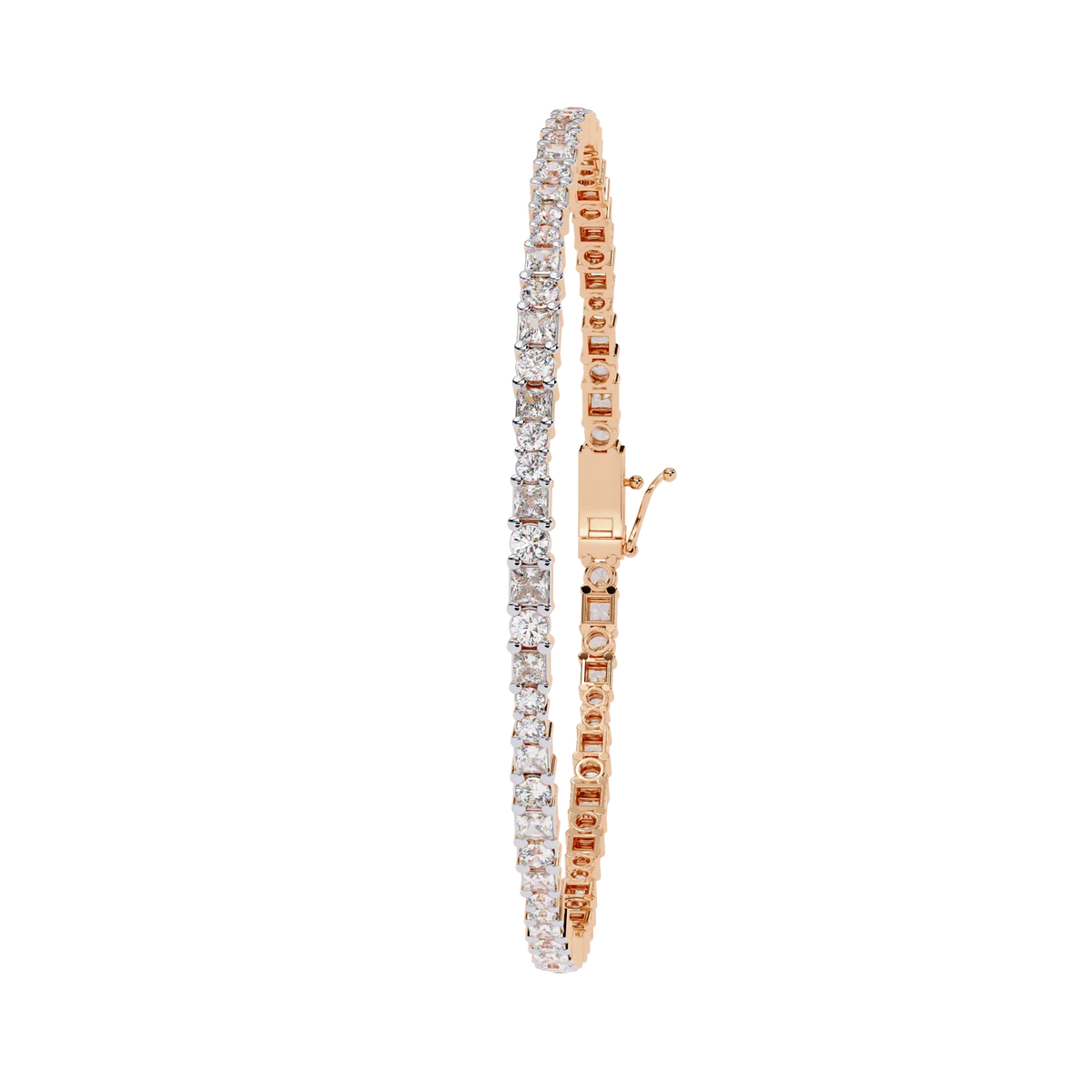 Timeless Round Lab Grown Diamond Bracelet - Ophiratbf