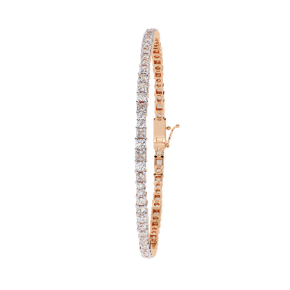 Timeless Round Lab Grown Diamond Bracelet