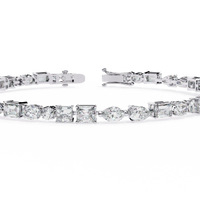 Mosaic Cut Lab Grown Diamond Bracelet - Ophiratbf