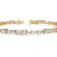 Mosaic Cut Lab Grown Diamond Bracelet - Ophiratbf
