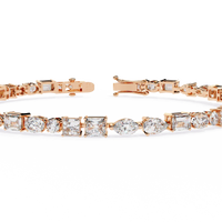 Mosaic Cut Lab Grown Diamond Bracelet - Ophiratbf
