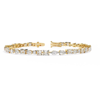 Mosaic Cut Lab Grown Diamond Bracelet - Ophiratbf