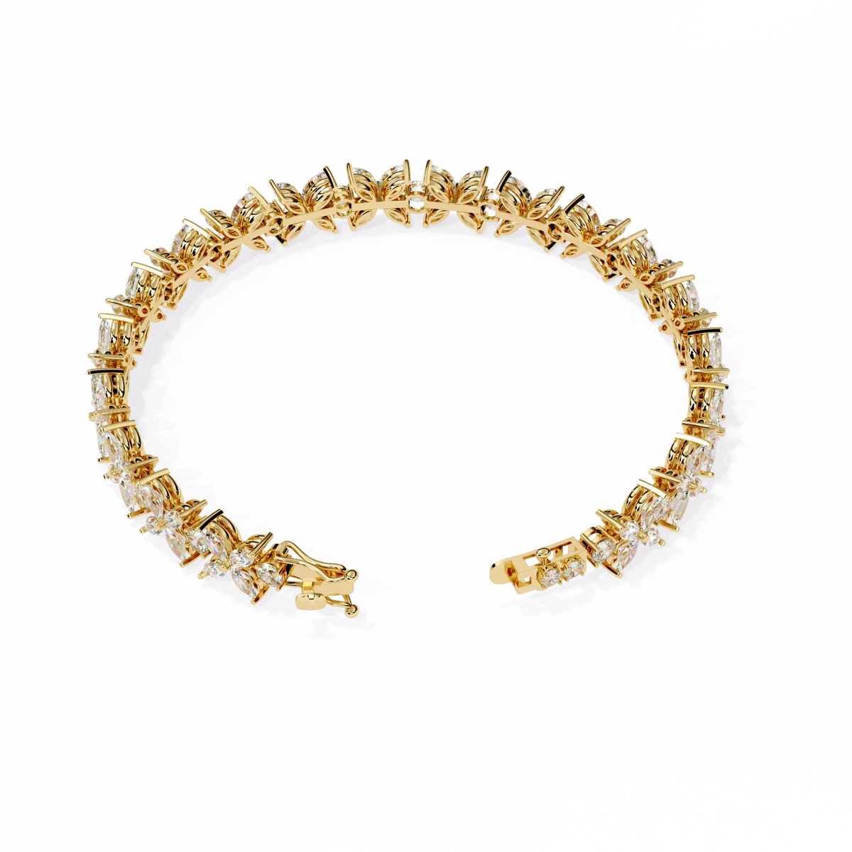 Flora Luxe Lab Grown Diamond Tennis Bracelet - Ophiratbf